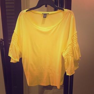 Yellow blouse